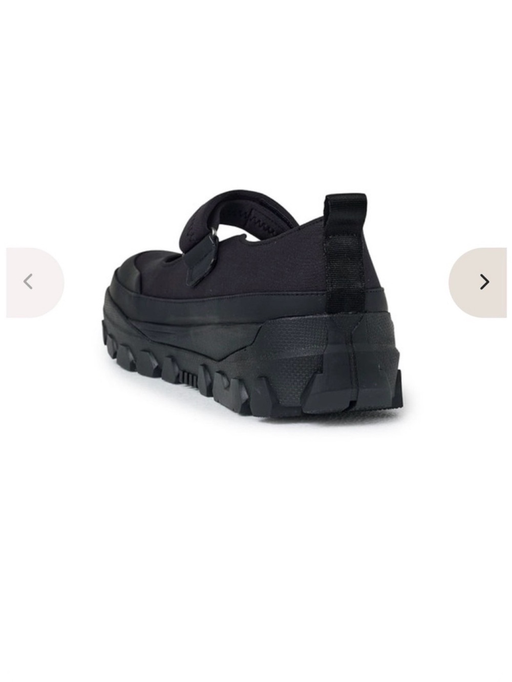 AMOMENTO Black Vibram Mary Jane Loafers. - Picture 7 of 16